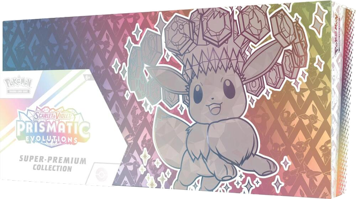 Pokémon Scarlet & Violet Prismatic Evolutions Super-Premium Collection box